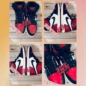 🍁Nike  Air Jordan 1  High Bred Toe 2018 🍁